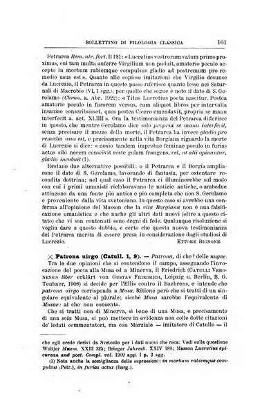 Bollettino di filologia classica