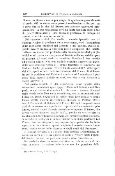 Bollettino di filologia classica