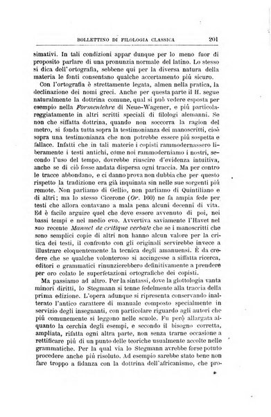 Bollettino di filologia classica