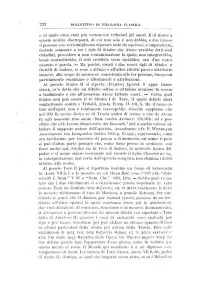 Bollettino di filologia classica