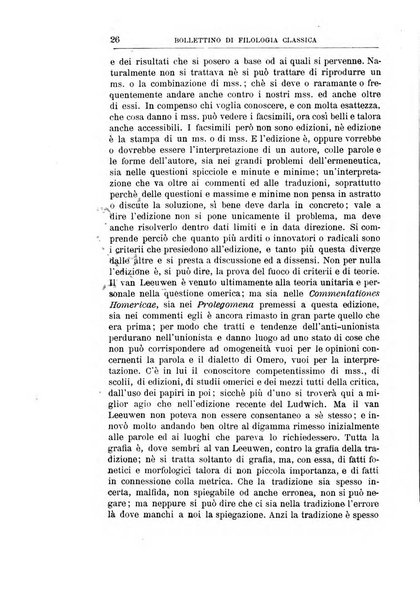 Bollettino di filologia classica