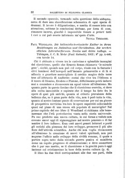 Bollettino di filologia classica