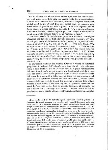 Bollettino di filologia classica