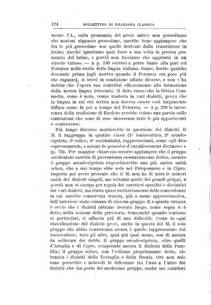 Bollettino di filologia classica