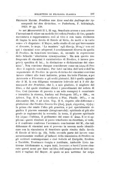 Bollettino di filologia classica