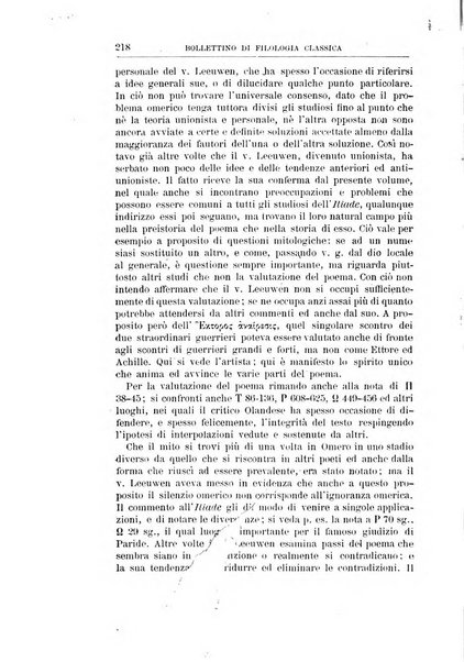 Bollettino di filologia classica