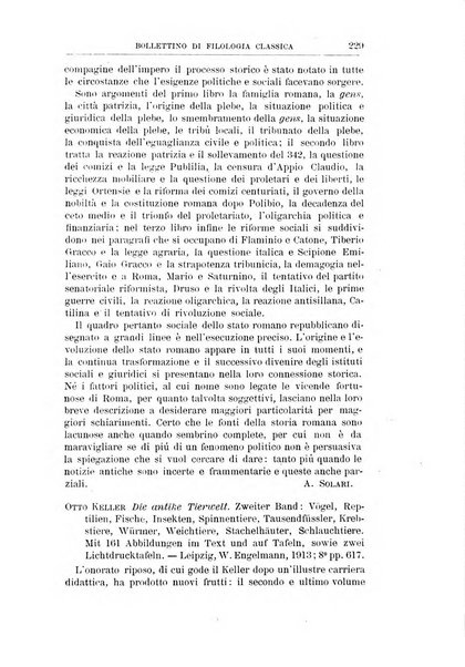 Bollettino di filologia classica