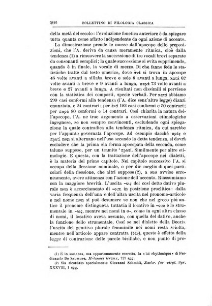 Bollettino di filologia classica