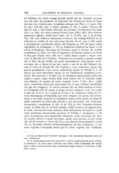 Bollettino di filologia classica