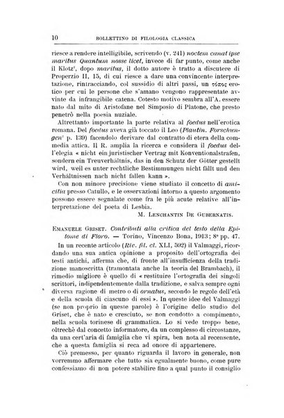 Bollettino di filologia classica