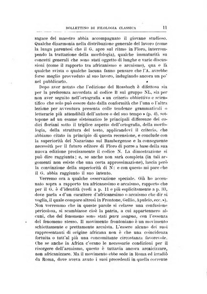 Bollettino di filologia classica