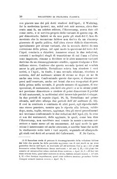 Bollettino di filologia classica