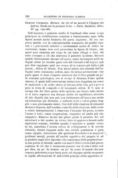 Bollettino di filologia classica