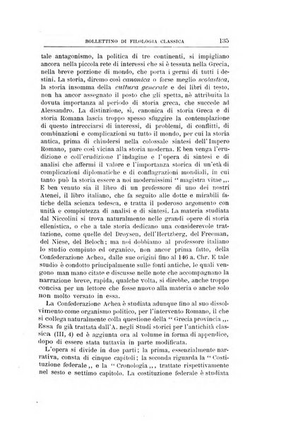 Bollettino di filologia classica