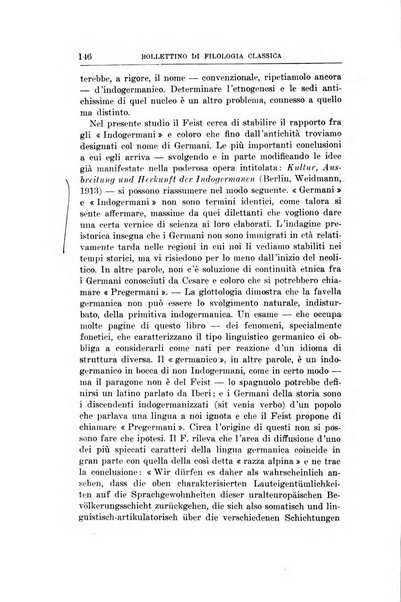 Bollettino di filologia classica