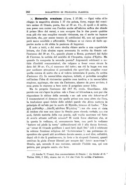 Bollettino di filologia classica