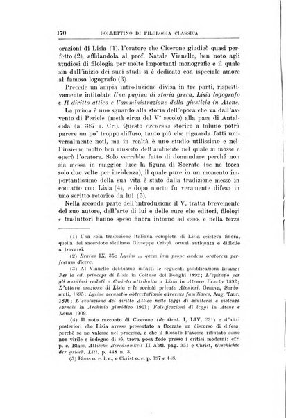 Bollettino di filologia classica