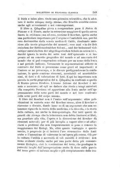 Bollettino di filologia classica