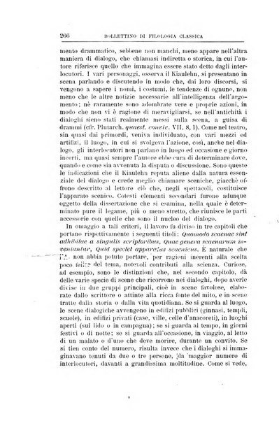 Bollettino di filologia classica