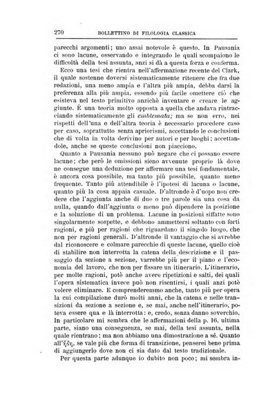 Bollettino di filologia classica