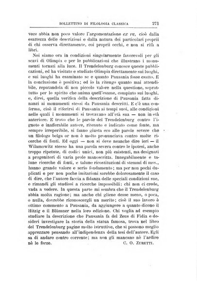 Bollettino di filologia classica