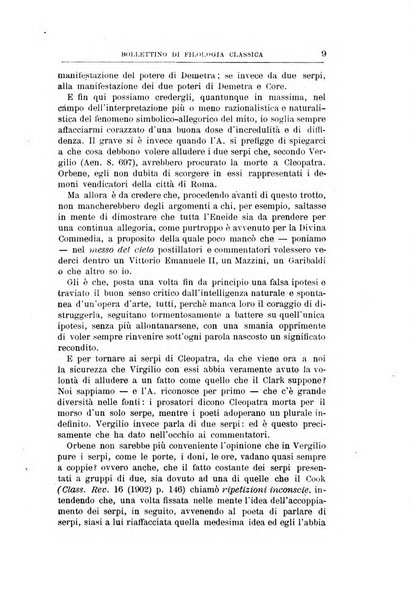 Bollettino di filologia classica