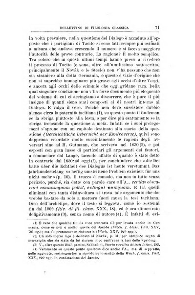 Bollettino di filologia classica