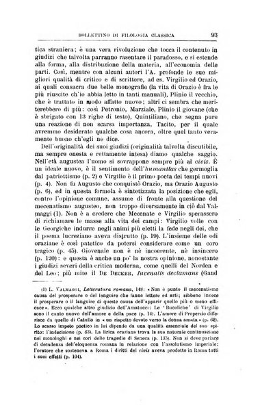 Bollettino di filologia classica