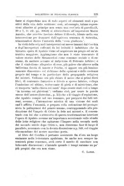 Bollettino di filologia classica