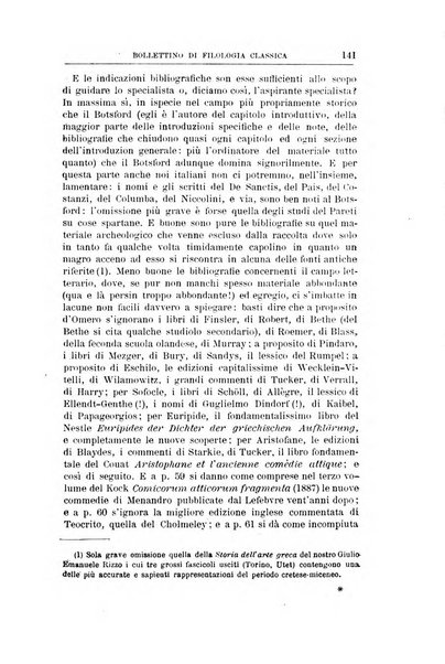 Bollettino di filologia classica