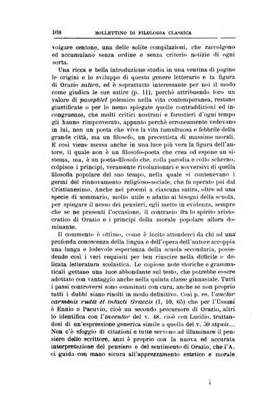 Bollettino di filologia classica