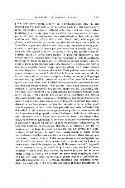 Bollettino di filologia classica