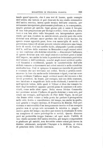 Bollettino di filologia classica