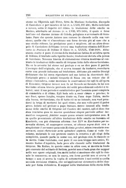 Bollettino di filologia classica