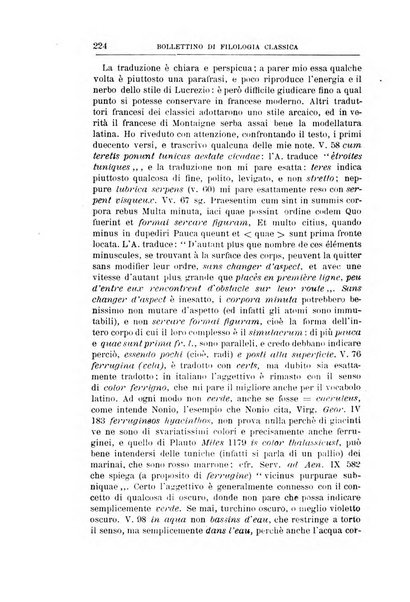 Bollettino di filologia classica