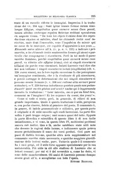 Bollettino di filologia classica