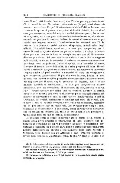 Bollettino di filologia classica