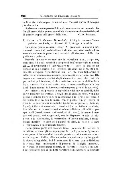 Bollettino di filologia classica