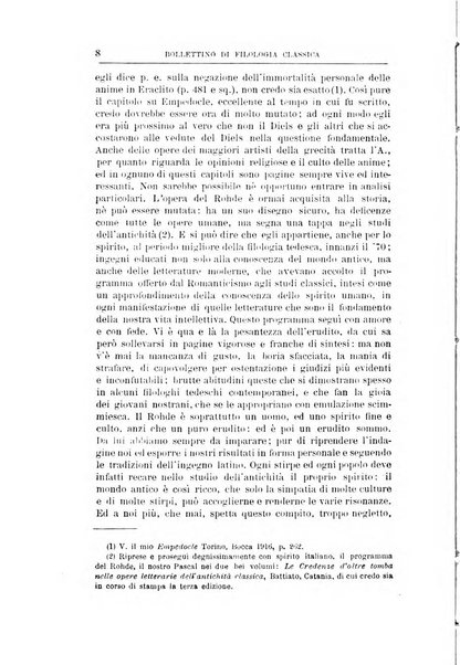 Bollettino di filologia classica