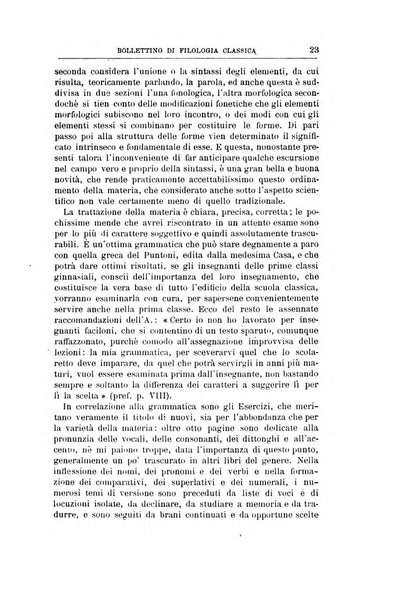 Bollettino di filologia classica