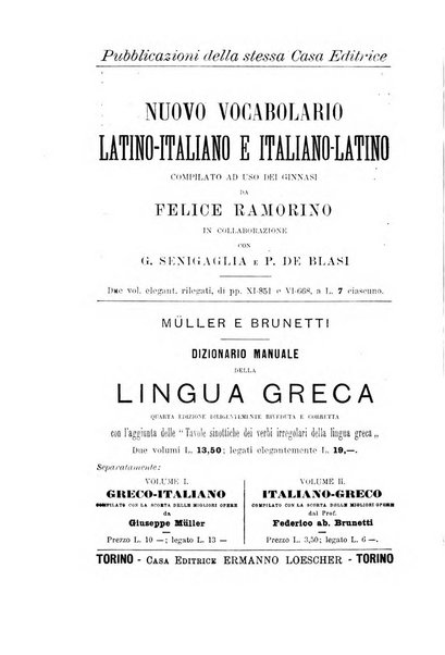 Bollettino di filologia classica