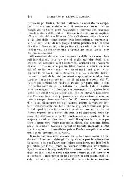 Bollettino di filologia classica