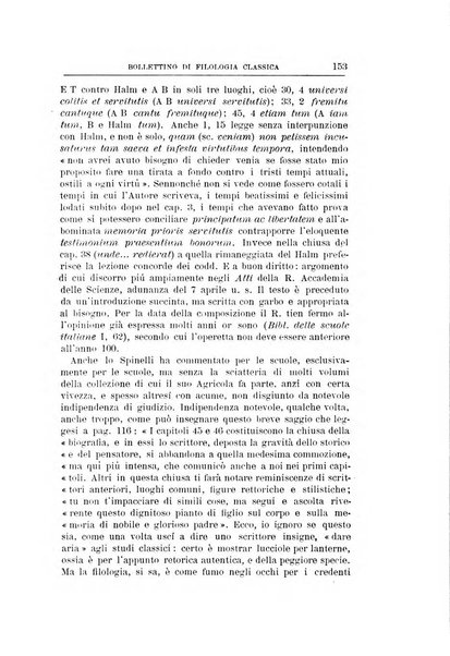 Bollettino di filologia classica