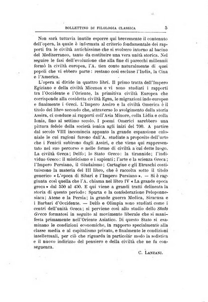 Bollettino di filologia classica