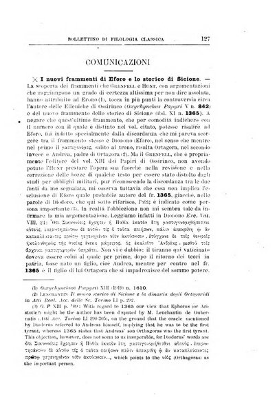 Bollettino di filologia classica