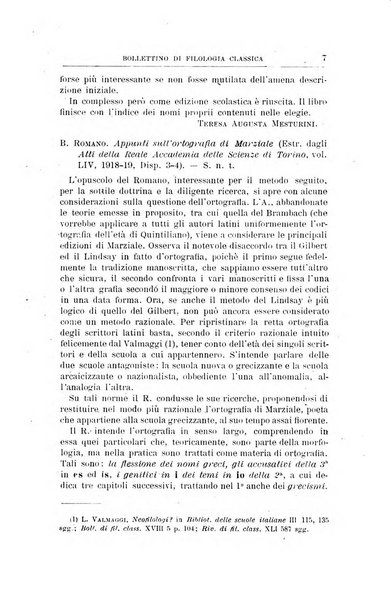 Bollettino di filologia classica