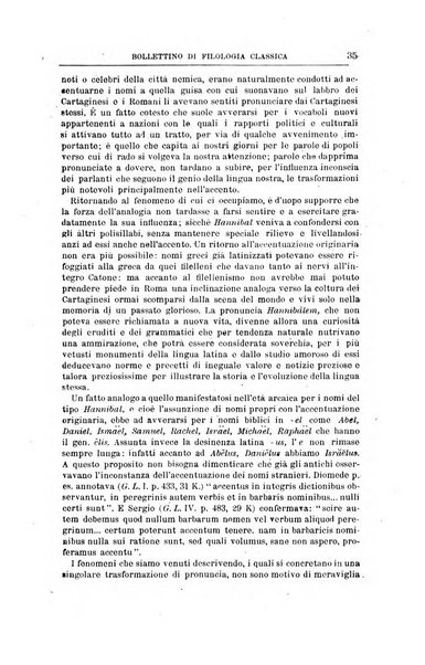 Bollettino di filologia classica