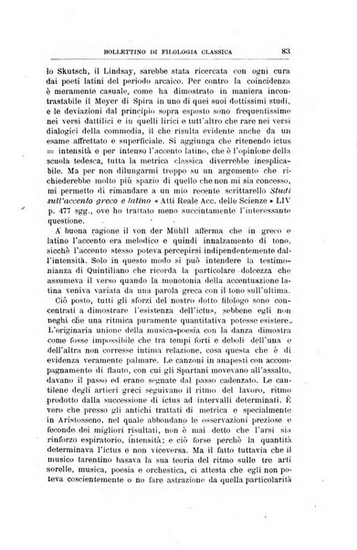 Bollettino di filologia classica