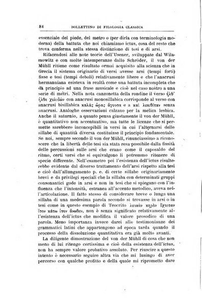 Bollettino di filologia classica