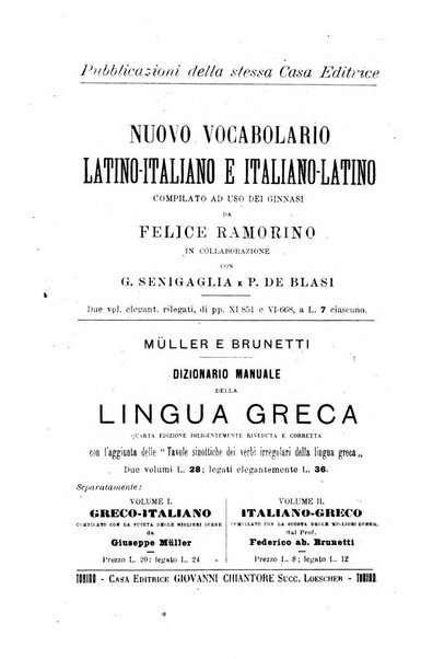 Bollettino di filologia classica